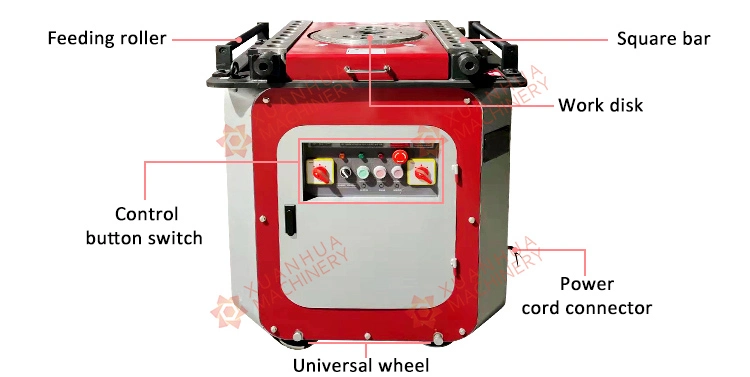 Gw 40 Desktop Simple Small Steel Bar Rebar Bending Machine